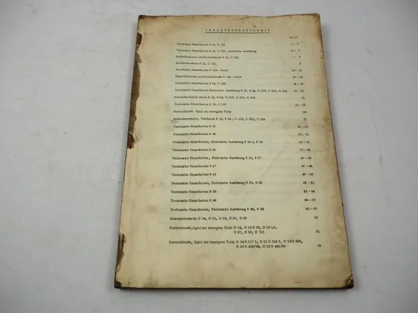 Original Hanomag Radschlepper Technische Daten 1965