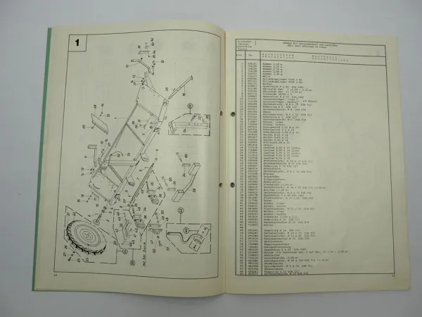 Original Hassia DLV DNV Drillmaschine Betriebsanleitung Ersatzteilliste 1984