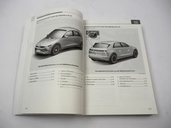 Original Hyundai IONIQ 5 Betriebsanleitung 2022 Bedienungsanleitung Bordbuch