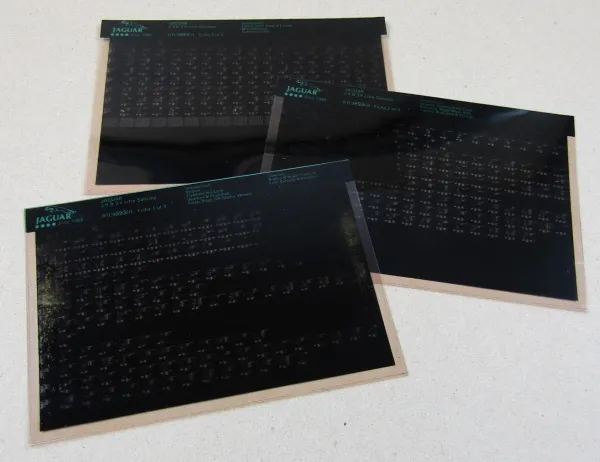 Original Jaguar XJ40 2,9 3,6 litre Saloons Ersatzteilliste Parts List Microfiche