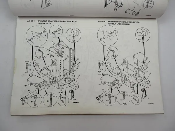 Original JCB 150T Contractor 125 135T 145T 155T Fastrac Parts Book Bildkatalog