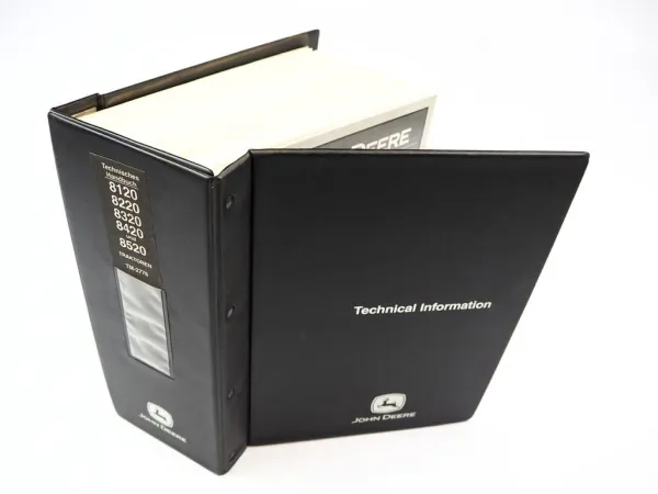 Original John Deere 8120 - 8520 Werkstatthandbuch Wirkungsweise & Prüfungen 2001