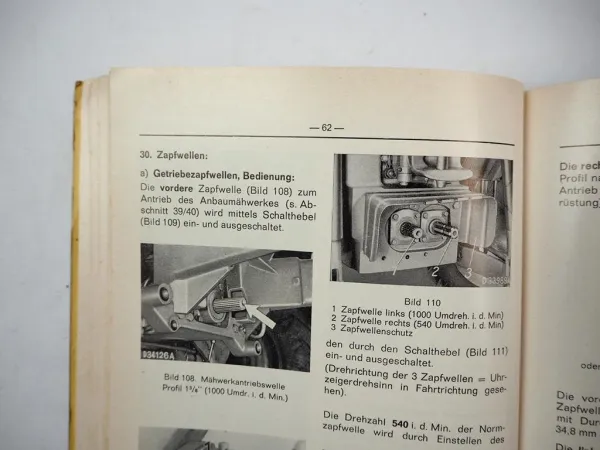 Original John Deere Lanz 300 Dieselschlepper Betriebsanleitung 1962