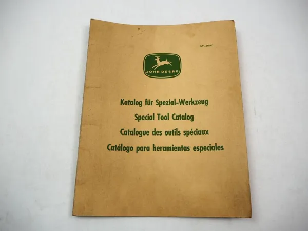 Original John Deere Traktoren Landmaschinen Spezialwerkzeug Katalog 1967