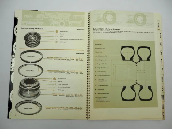 Original Katalog KPZ Kronprinz Räder Felgen für PKW LKW Schlepper 1967 Solingen