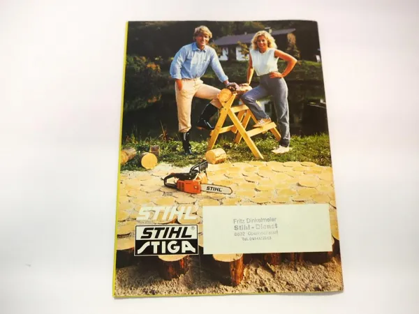 Original Katalog Stihl Stiga Motorgeräte Rasenmäher zur Gartenpflege 1981