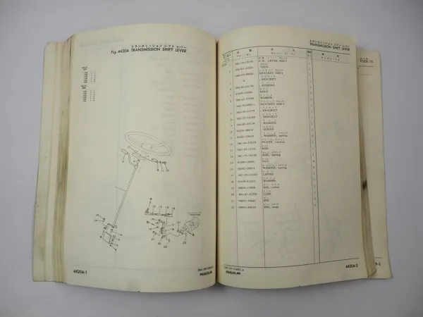 Original Komatsu FD 35 40-3 Forklift Truck Spare Parts List Ersatzteilliste 1981