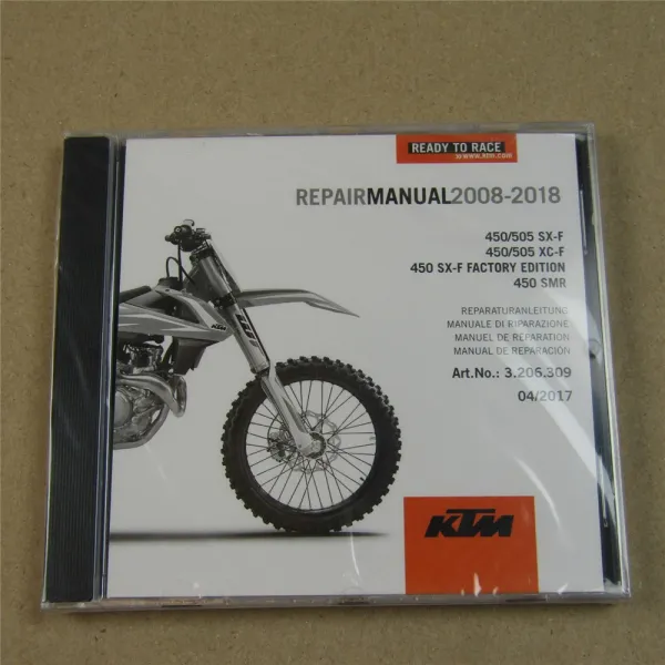 original KTM 450 505 SX-F XC-F Factory SMR Reparaturanleitung Werkstatthandbuch