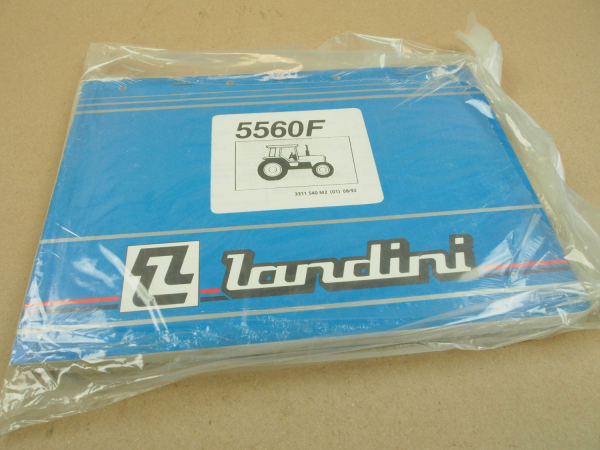 Original Landini 5560F Schlepper Ersatzteilliste 8/92 Parts List Pieces Rechange