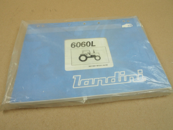 Original Landini 6060L Schlepper Ersatzteilliste 1989 Parts List Pieces Rechange