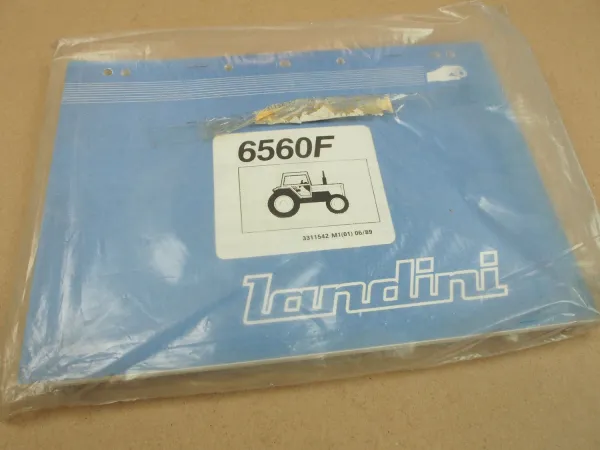 Original Landini 6560F Schlepper Ersatzteilliste 1989 Parts List Pieces Rechange