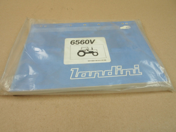Original Landini 6560V Ersatzteilliste 1989 Parts List Pieces Rechange ricambio