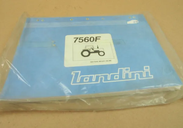 Original Landini 7560F Schlepper Ersatzteilliste 1989 Parts List Pieces Rechang