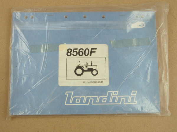 Original Landini 8560F Schlepper Ersatzteilliste 1989 Parts List Pieces Rechange