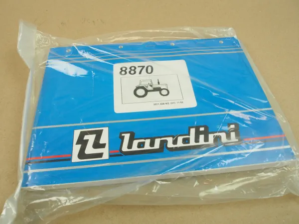 Original Landini 8870 Schlepper Ersatzteilliste 1992 Parts List Pieces Rechange