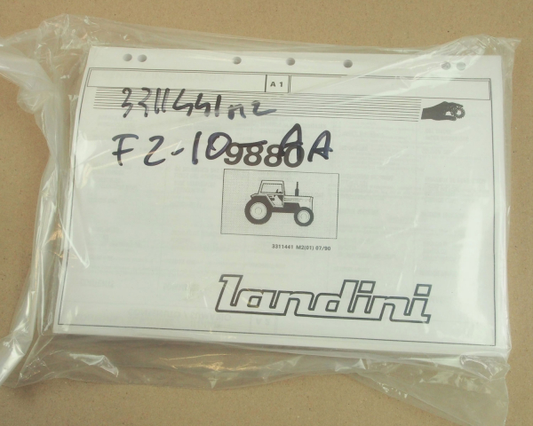 Original Landini 9880 Schlepper Ersatzteilliste 1990 Parts List Pieces Rechange