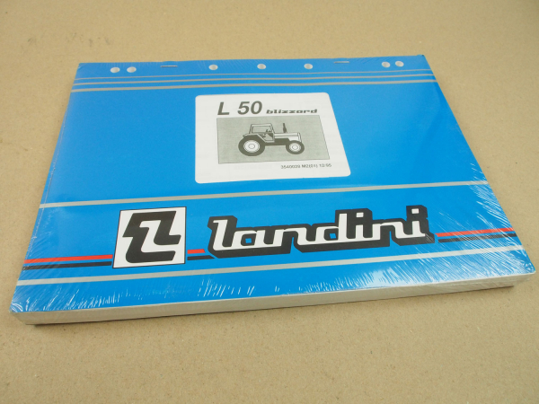 Original Landini L50 blizzard Ersatzteilliste 1995 Parts List Pieces Rechange