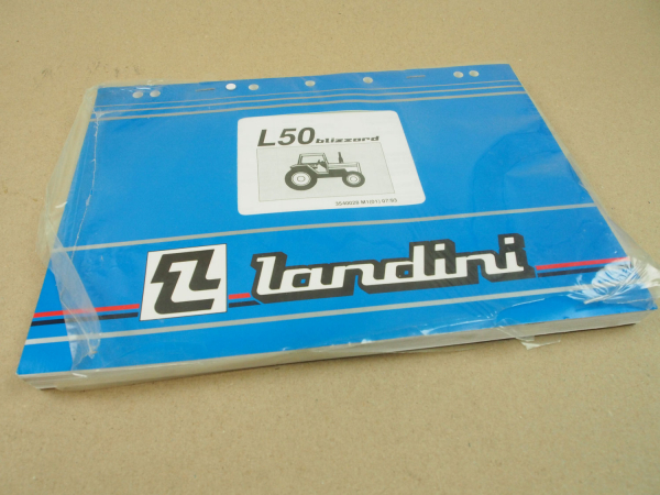 Original Landini L50 blizzard Ersatzteilliste 7/1993 Parts List Pieces Rechange