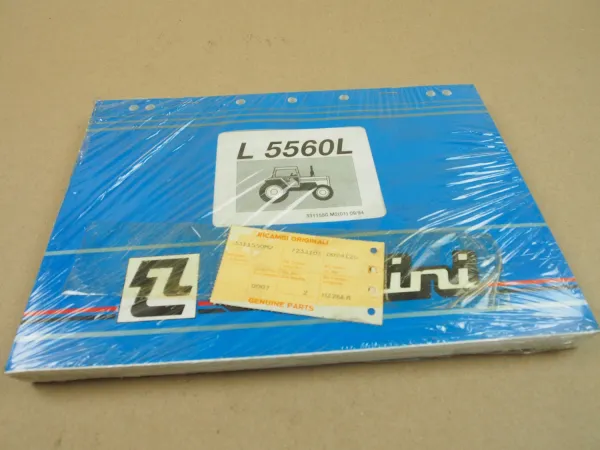 Original Landini L5560L Schlepper Ersatzteilliste 1994 Parts List Pieces Rechang