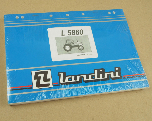 Original Landini L5860 Schlepper Ersatzteilliste 1995 Parts List Pieces Rechange