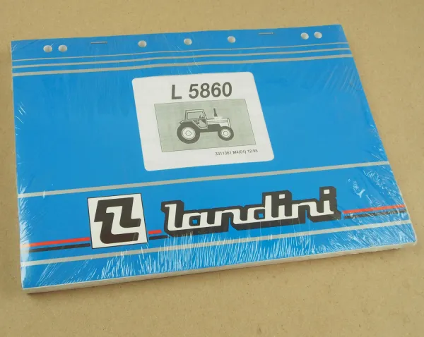 Original Landini L5860 Schlepper Ersatzteilliste 1995 Parts List Pieces Rechange