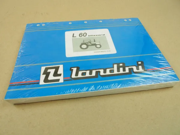 Original Landini L60 blizzard Ersatzteilliste 12/95 Parts List Pieces Rechange