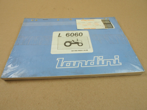 Original Landini L6060 Schlepper Ersatzteilliste 1989 Parts List pezzi ricambio