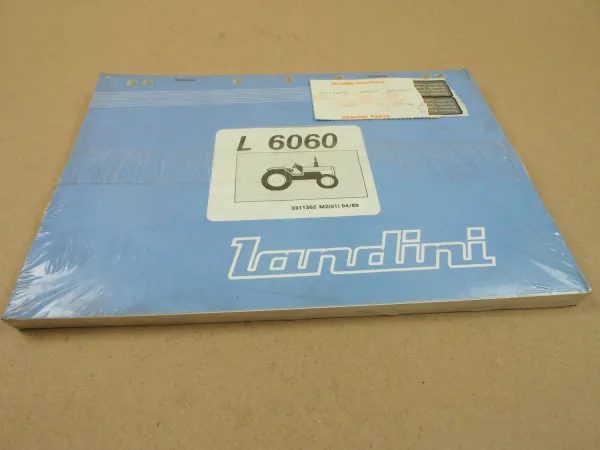 Original Landini L6060 Schlepper Ersatzteilliste 1989 Parts List pezzi ricambio