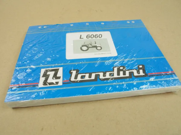 Original Landini L6060 Schlepper Ersatzteilliste 1995 Parts List Pieces Rechange