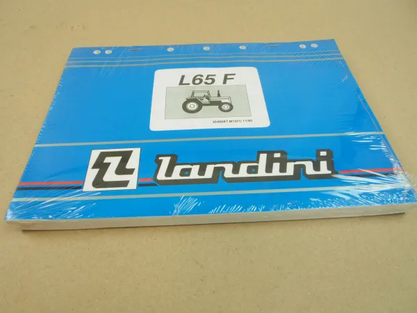 Original Landini L65F Schlepper Ersatzteilliste 1993 Parts List Pieces Rechange