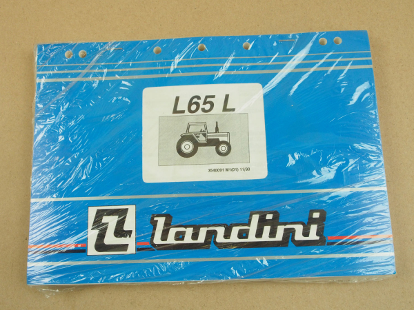 Original Landini L65L Schlepper Ersatzteilliste 1993 Parts List Pieces Rechange