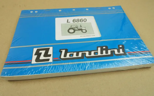 Original Landini L6860 Schlepper Ersatzteilliste 1995 Parts List Pieces Rechange