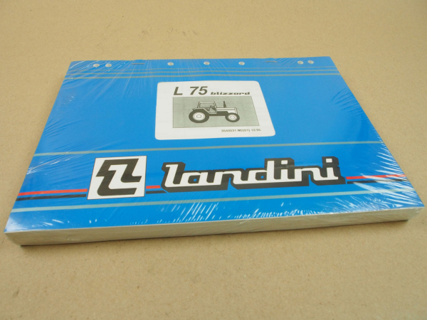Original Landini L75 blizzard Ersatzteilliste 1995 Parts List Pieces Rechange