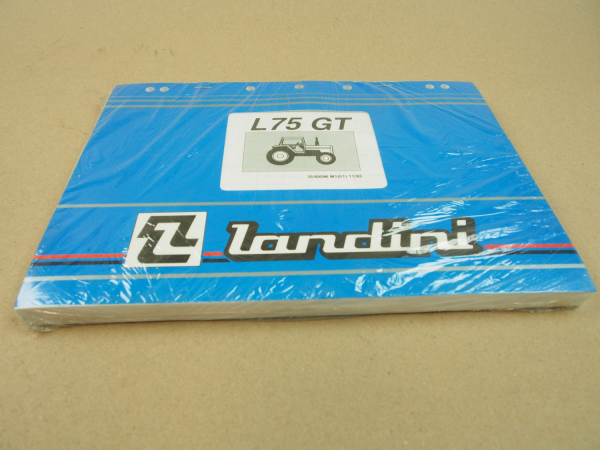 Original Landini L75GT Schlepper Ersatzteilliste 11/1993 Parts List Pieces Recha