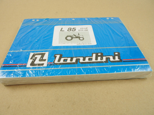 Original Landini L85 FP LP GTP GE Schlepper Ersatzteilliste 89 Parts List ricamb