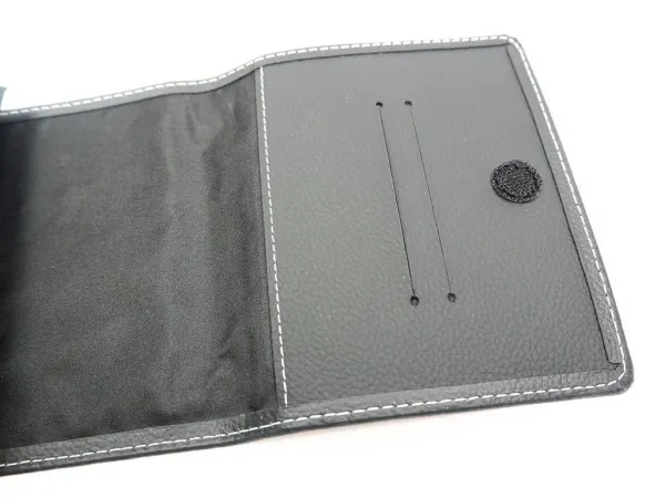 Original Leder Bordmappe für VW Betriebsanleitung zB Multivan Crafter Caddy Tiguan Golf