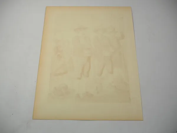 Original Lithographie Schützentrachten Tirol Ötztal Wipptal Pustertal ca. 1870