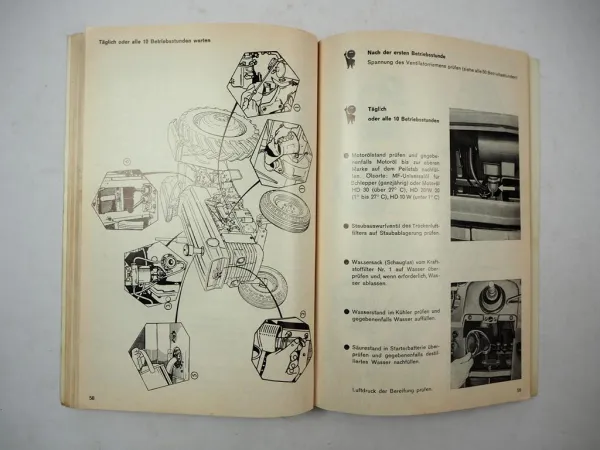 Original Massey Ferguson MF 168 168A Dieselschlepper Betriebsanleitung 1972