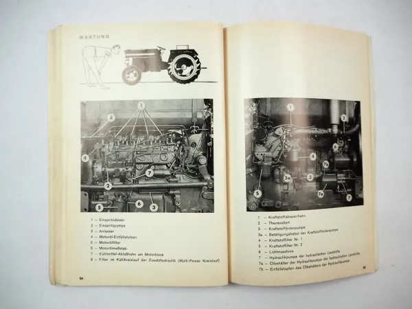 Original Massey Ferguson MF 168 168A Schlepper Betriebsanleitung Wartungsheft