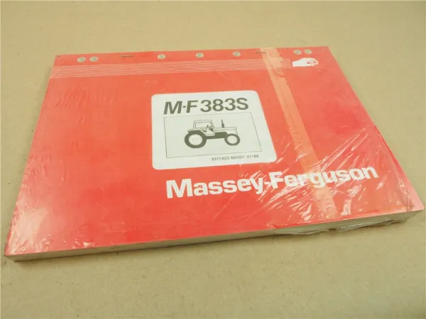 Original Massey Ferguson MF 383S Ersatzteilliste 1988 Pezzi Ricambio Pieces