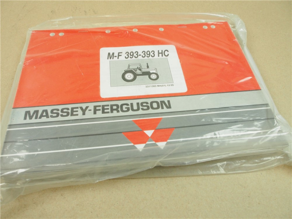 Original Massey Ferguson MF 393 HC Ersatzteilliste 95 Parts List Pezzi Ricambio