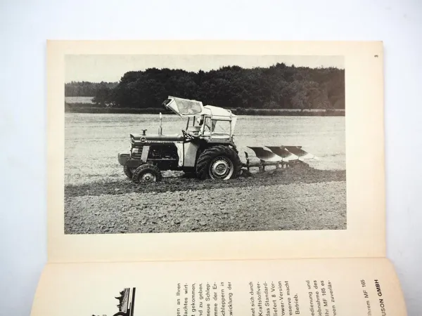 Original Massey Ferguson MF165 Dieselschlepper Betriebsanleitung 1971