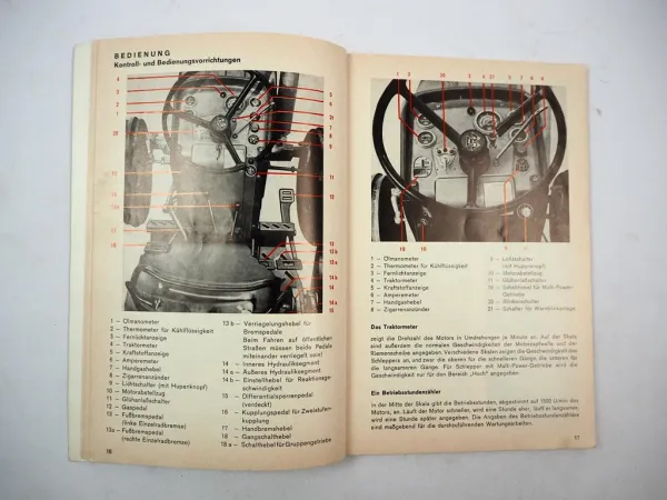 Original Massey Ferguson MF165 Dieselschlepper Betriebsanleitung 1971