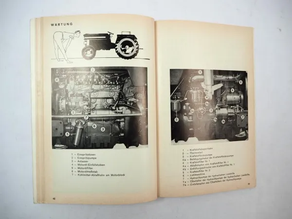 Original Massey Ferguson MF165 Dieselschlepper Betriebsanleitung 1971