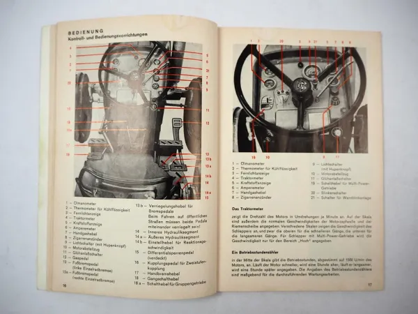 Original Massey Ferguson MF165 Dieselschlepper Betriebsanleitung Wartungsplan