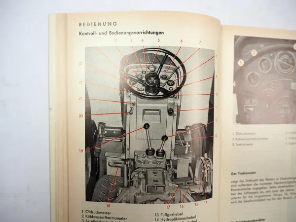 Original Massey Ferguson MF177 Dieselschlepper Betriebsanleitung Wartungsplan