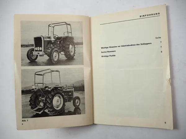 Original Massey Ferguson MF235-8G Schlepper Betriebsanleitung 1977