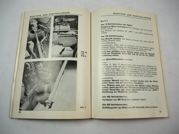 Original Massey Ferguson MF235-8G Schlepper Betriebsanleitung 1977