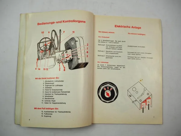 Original Massey Ferguson MF30 Mähdrescher Betriebsanleitung Wartung 1969