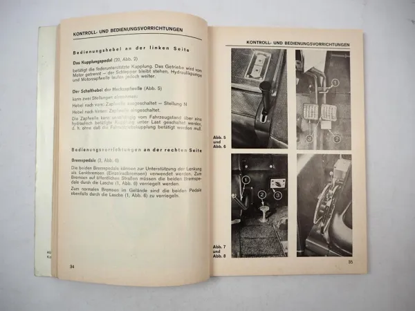 Original Massey Ferguson MF590 MP 8G A Dieselschlepper Betriebsanleitung 1976